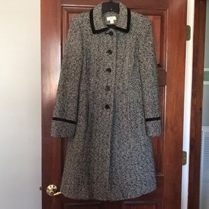 Anne Taylor LOFT tweed coat